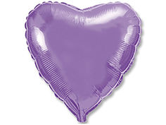 Шар фольгированный Flexmetal Сердце 18-inch Lilac Metallic 2612150