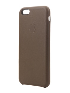 Аксессуар Чехол Krutoff для APPLE iPhone 6 / 6S Leather Case Dark Brown 10756