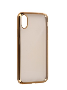 Аксессуар Чехол iBox для APPLE iPhone X / XS Blaze Silicone Golden Frame