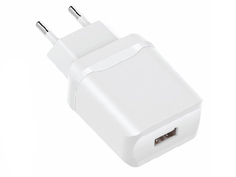 Зарядное устройство Olmio USB 2.4A Smart IC White ПР038735
