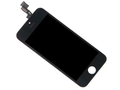 Инструмент для самостоятельного ремонта телефона RocknParts Дисплей для iPhone 5S Black +защитное стекло+набор инструментов+пошаговая инструкция 646316