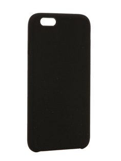 Аксессуар Чехол Brosco для APPLE iPhone 6 Soft Rubber Black IP6-SOFTRUBBER-BLACK