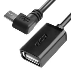 Аксессуар Greenconnect OTG Micro USB - USB 2.0 AF 0.5m Black GCR-AMB9AF-AA-0.5m