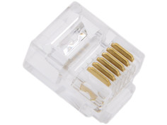 Коннектор VCOM RJ-12 6P6C VTE7717-1/100 - 100шт