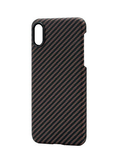 Аксессуар Чехол Pitaka для APPLE iPhone X Aramid Case Black-Gold Twill KI8005X