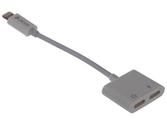 Аксессуар Devia Dual Lightning Charging Splitter White