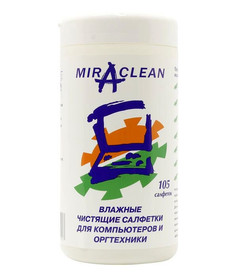 Влажные салфетки Miraclean 24053 для компьютеров и оргтехники
