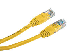 Сетевой кабель Greenconnect UTP cat.5e 24awg RJ45 0.3m Yellow GC-LNC02-0.3m