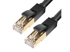 Сетевой кабель Greenconnect PROF FTP 28AWG cat.7 RJ45 5.0m Black GCR-LNC701-5.0m
