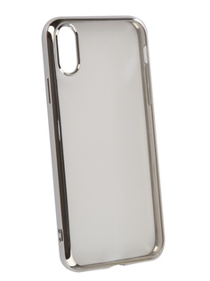 Чехол iBox для APPLE iPhone XR Blaze Silicone Silver frame УТ000016110