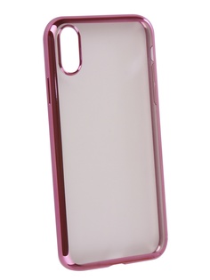 Аксессуар Чехол iBox для APPLE iPhone XR Blaze Silicone Pink frame УТ000016113