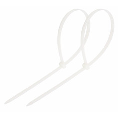 Стяжки нейлоновые Rexant 250x4.0mm (100шт) White 07-0250