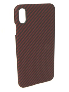 Аксессуар Чехол Pitaka для APPLE iPhone XS Max Aramid Case Black-Red KI9003XM