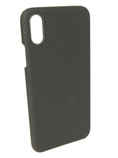 Аксессуар Чехол Pitaka для APPLE iPhone XS/X Aramid Case Black-Grey KI8002XS
