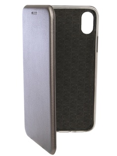 Аксессуар Чехол Innovation для APPLE iPhone XR Book Silicone Magnetic Silver 13362