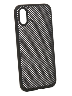Аксессуар Чехол Liberty Project для APPLE iPhone X Silicone Dot Case Black 0L-00040408