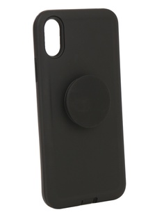 Аксессуар Чехол Liberty Project для APPLE iPhone X PopSocket Case Black 0L-00040422