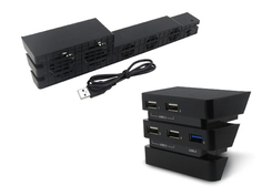Набор аксессуаров Dobe Cooling Fan + Hub Kit TP4-894 Black для PS4 Pro