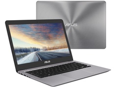 Ноутбук ASUS Zenbook UX310UA-FB1103 Grey 90NB0CJ1-M18570 (Intel Core i3-7100U 2.4 GHz/8192Mb/256Gb SSD/Intel HD Graphics/Wi-Fi/Bluetooth/Cam/13.3/3200x1800/Endless OS)