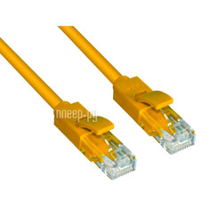 Сетевой кабель Greenconnect UTP 24AWG cat.5e RJ45 T568B 0.4m Yellow GCR-LNC02-0.4m