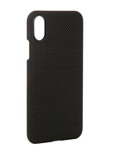 Аксессуар Чехол Pitaka для APPLE iPhone X Aramid Case Black-Grey Plain KI8002X