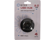Хаб USB 5bites 4xUSB 2.0 HB24-206BK Black
