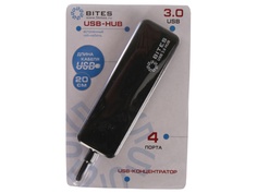 Хаб USB 5bites 4xUSB 3.0 HB34-310BK Black