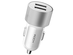 Зарядное устройство Rock H3 2xUSB 2.4A White