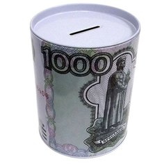 Копилка для денег Эврика Банка 1000 руб 92375 Evrika