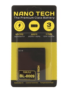 Аккумулятор Nano Tech (Аналог BL 8009) 1800mAh для Fly FS451 Nimbus 1