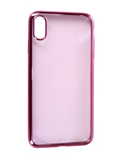 Аксессуар Чехол Neypo для APPLE iPhone XS Max Aura Silicone Pink Metallic NSTA5145