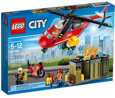 Конструктор Lego City Пожарная команда быстрого реагирования 60108