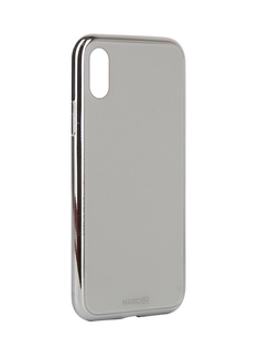 Аксессуар Чехол Hardiz для APPLE iPhone XS Glass Case White HRD810700