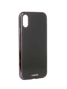 Аксессуар Чехол Hardiz для APPLE iPhone XS Glass Case Black HRD810701