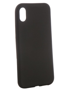 Чехол Brosco для APPLE iPhone XR Softtouch Silicone Black IPXR-TPU-ST-BLACK
