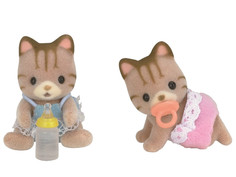 Игровой набор Sylvanian Families Полосатые котята-двойняшки 5188