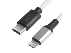 Аксессуар Greenconnect Кабель USB 2.0 - Lightning 8pin 0.5m для iPhone 5/6/7/8/X Silver-Black GCR-50880