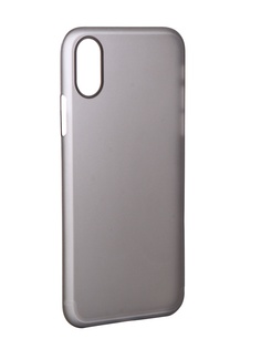 Аксессуар Чехол Gurdini для APPLE iPhone X/XS Ultra Slim 0.1mm Grey 907309