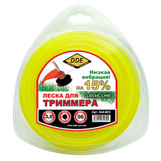 Леска для триммера DDE Classic Line 3.0mm x 56m Yellow 644-825
