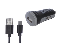 Зарядное устройство Dekken USB 1.2 + кабель Type-C Black 20915