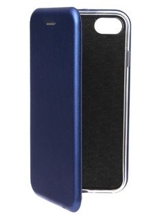 Аксессуар Чехол Innovation для APPLE iPhone 7 Book Silicone Magnetic Blue 14709