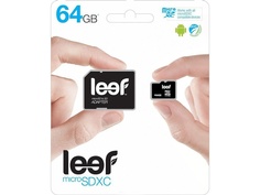 Карта памяти 64Gb - Leef Micro Secure Digital XC Class 10 LMSA0KK064R5 с переходником под SD