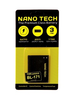 Аккумулятор Nano Tech 1500mAh для Lenovo A319/A390/A390T/A356/A368