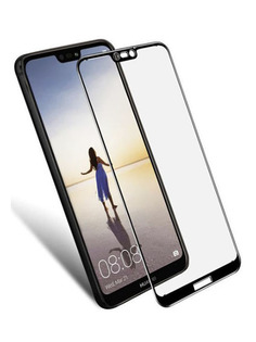 Аксессуар Защитное стекло DF для Huawei Nova 3 Full Screen Black hwColor-68