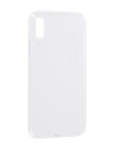 Чехол Brosco для APPLE iPhone XS Silicone Transparent IPXS-TPU-TRANSPARENT