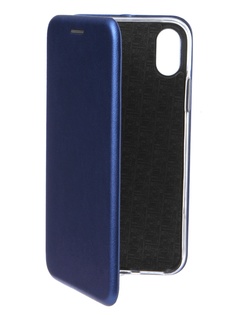 Чехол Innovation для APPLE iPhone X / XS Book Silicone Magnetic Blue 14705