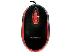 Мышь Sonnen М-204 Black 512632