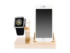 Аксессуар Док-станция Gurdini Smart Apple Watch + Lightning Connector Champagne 904661