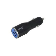 Зарядное устройство Ainy 2xUSB /1A/2A Black EB-015A автомобильное