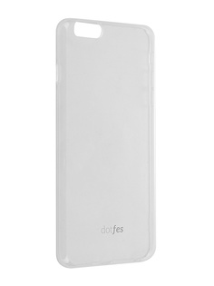Аксессуар Чехол Dotfes для APPLE iPhone 6 Plus/6s Plus G04 Ultra Slim TPU Case Transparent 47071
